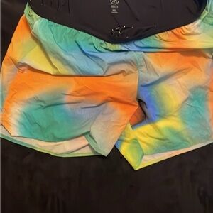 Roark Multicolor Tie-Dye Women's Athletic Shorts